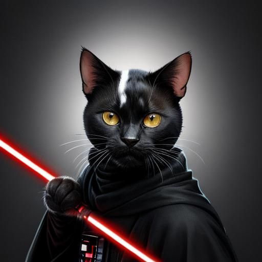 Darth Maul as a Cat