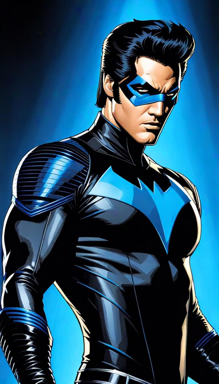 Alternate DCU: Elvis Presley as Nightwing