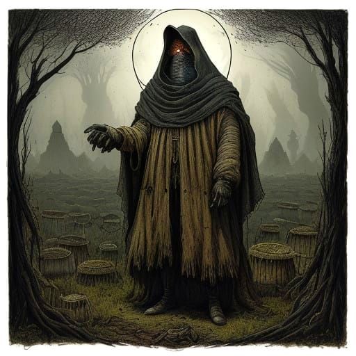 The Last Beekeeper in the style of H.P.Lovecraft