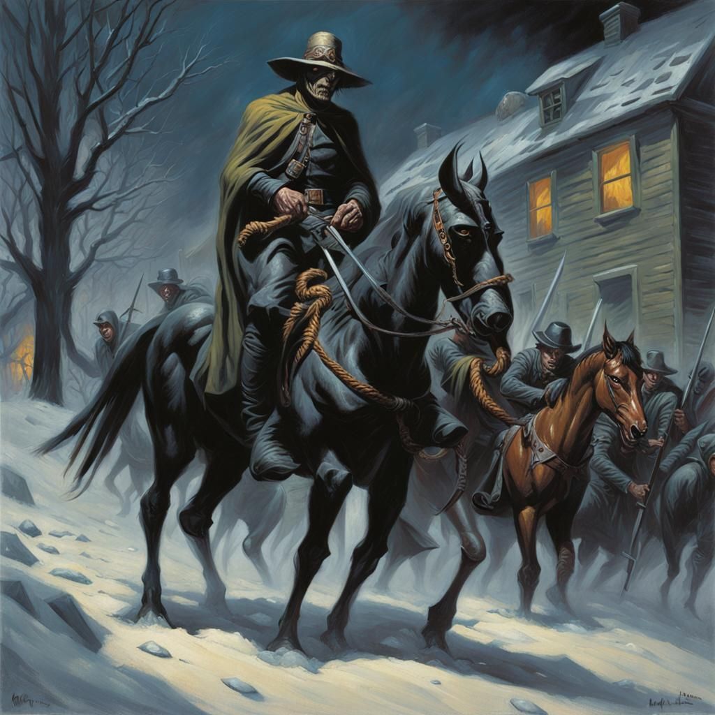 Grimdark Scene in a Despairing Style