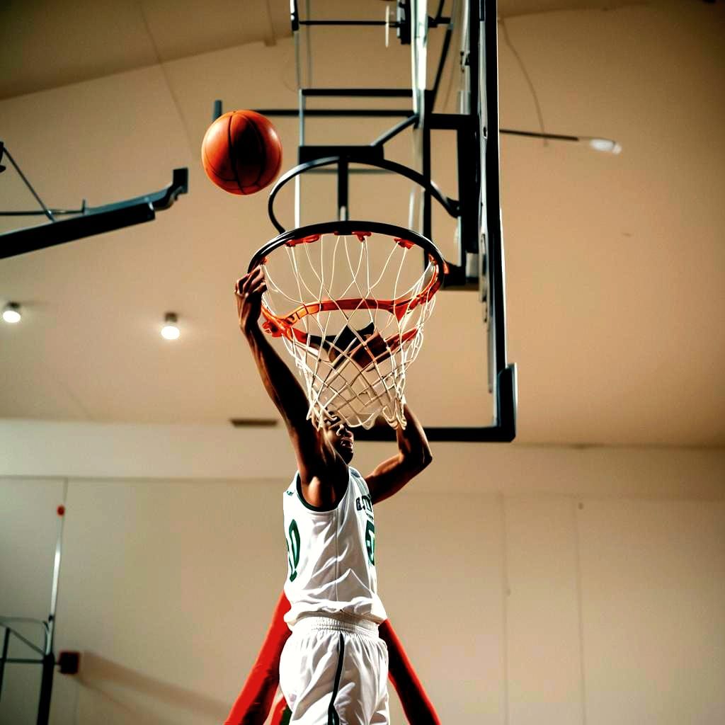 Basketball Player Scores: Professional Sports Photography