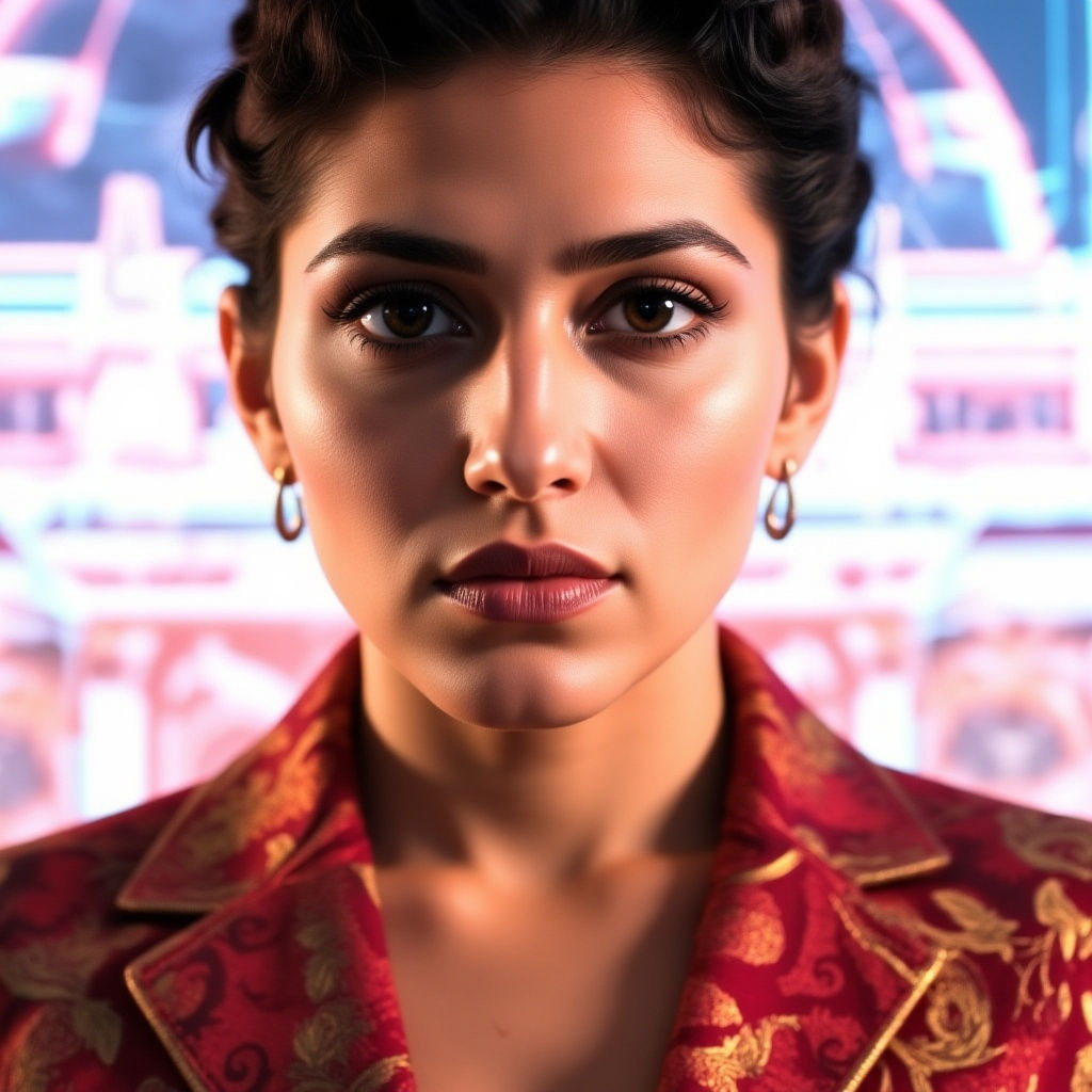 Baroque Space Opera: Woman in Futuristic Versailles