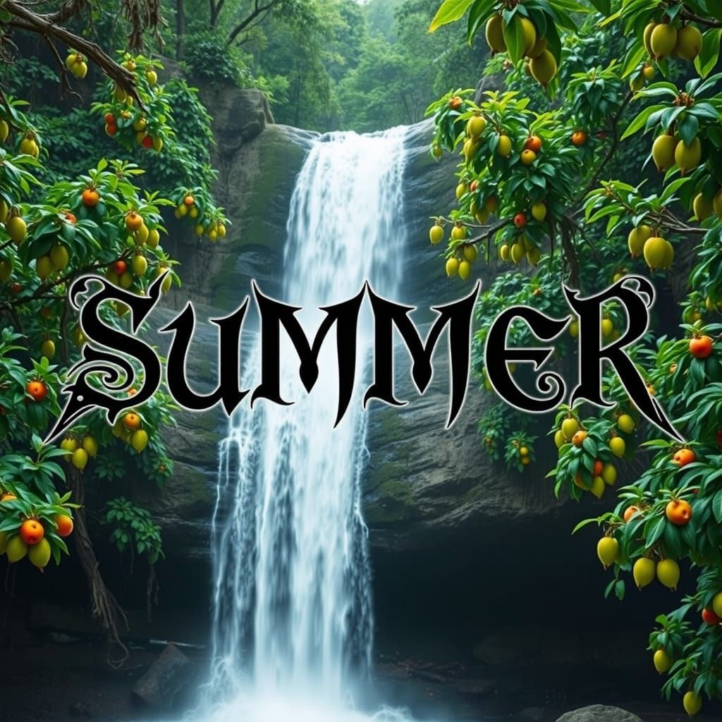 Summer in Black Metal Font