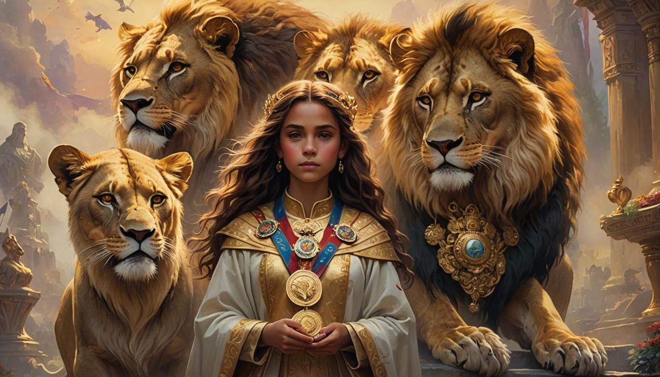 Queen Elara's Award Ceremony in Kinkade Style