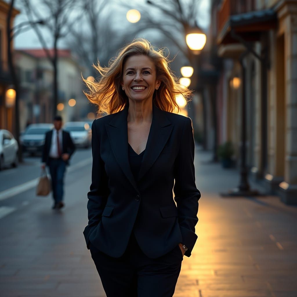 Moonlit Stroll in Mexico, Hyper-Realism Style