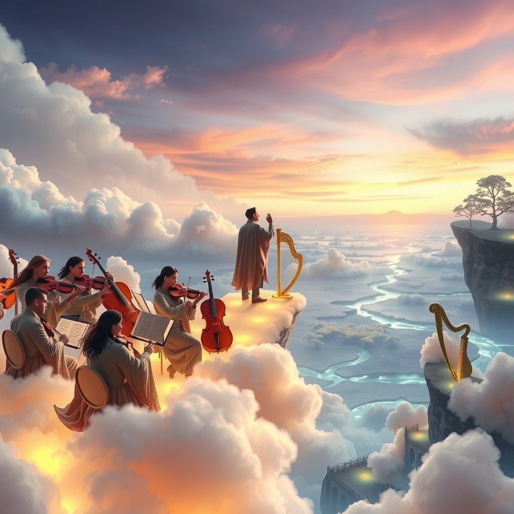 Medieval Spring Sanctuary in Dreamlike Realms