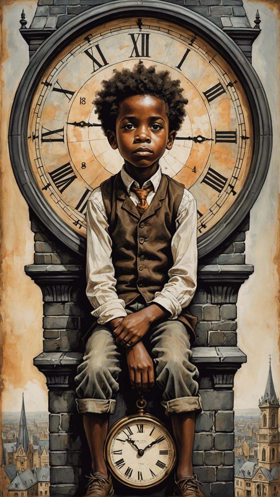 Boy Inventor Dreams Atop London Clock Tower