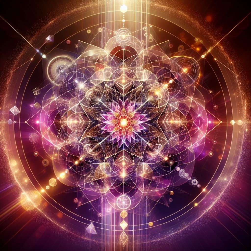 "Flower of Eternity: Mandala of Life"