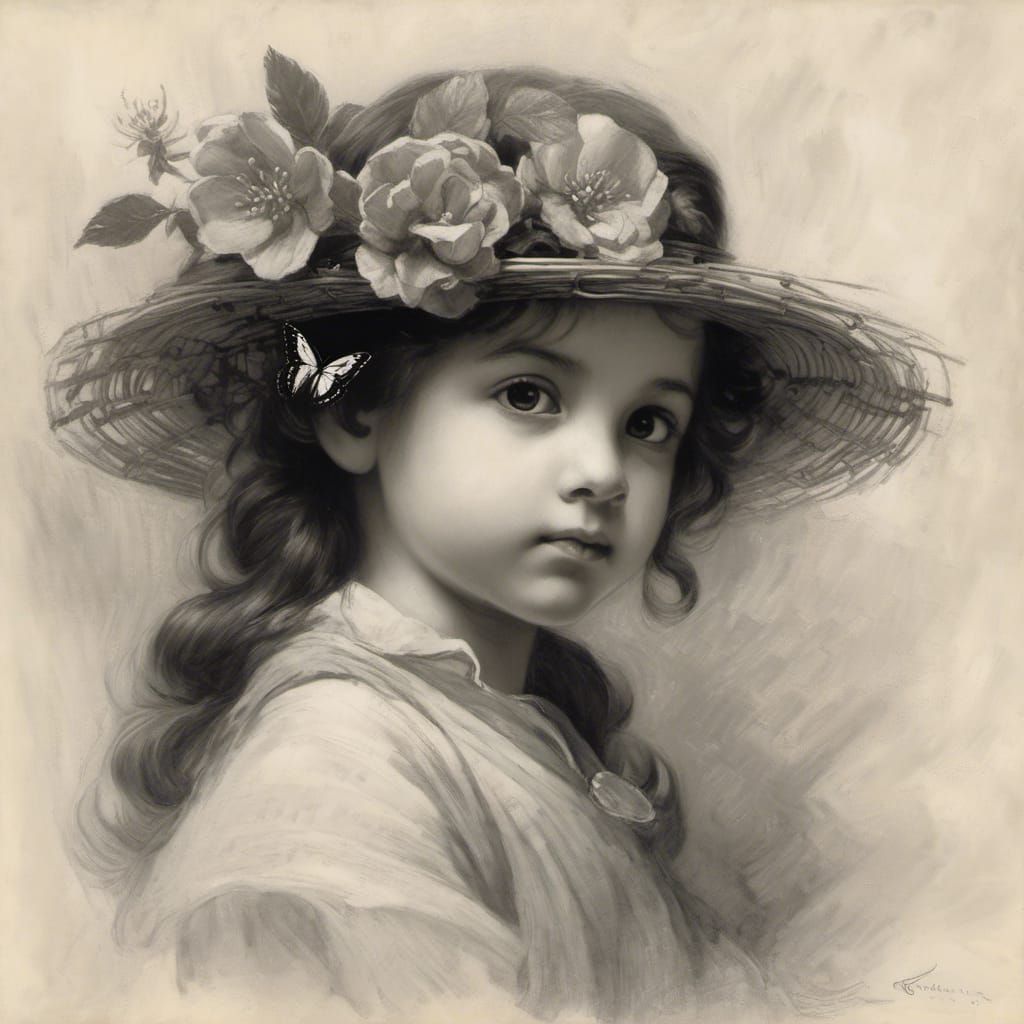 Drawn portrait