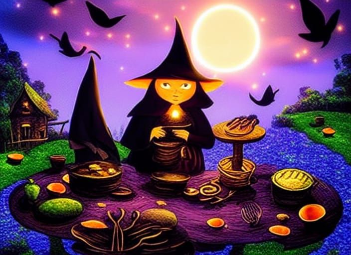 Mysterious Witch's Kitchen in Twilight