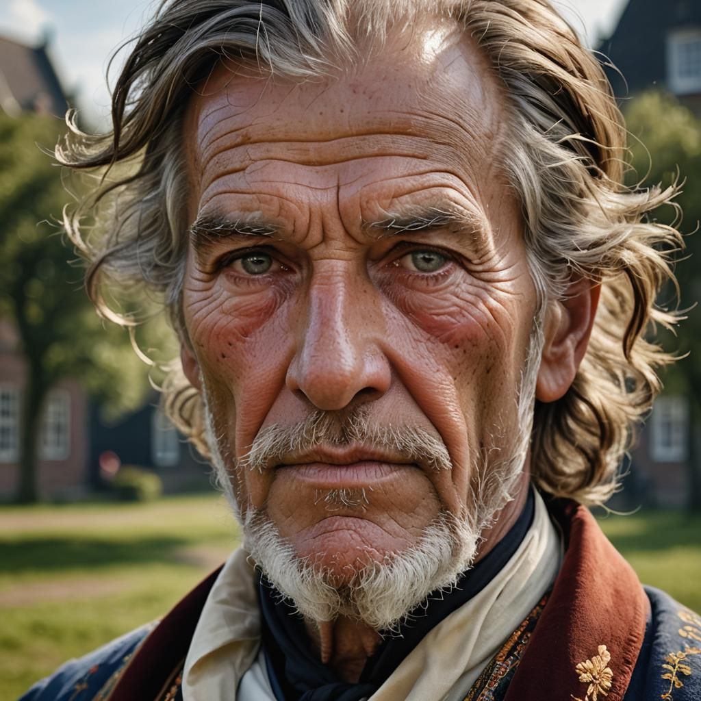 Realistic Dutch Portrait of Jacob Paulus Aleman