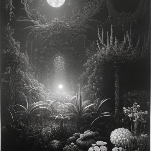 Moonlit Garden
