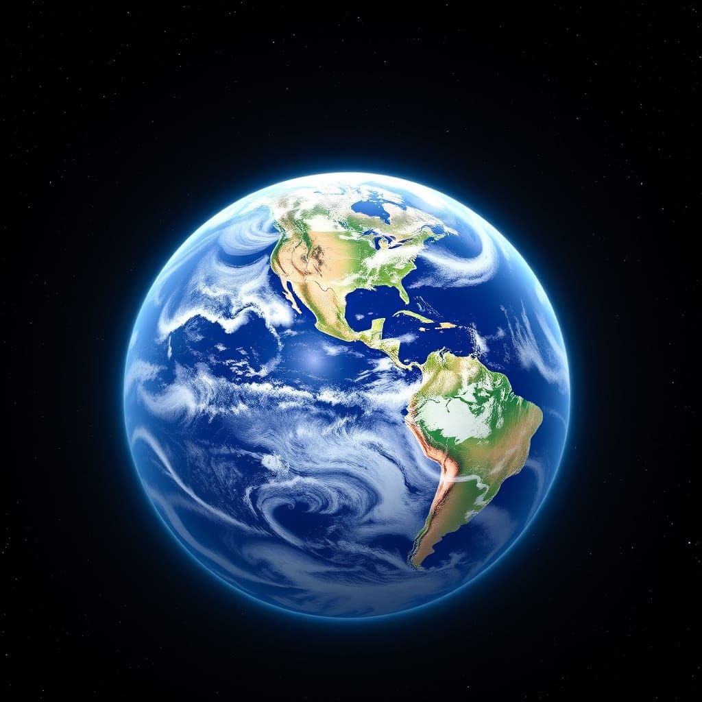 Stunning Earth View from Space in High Resolution