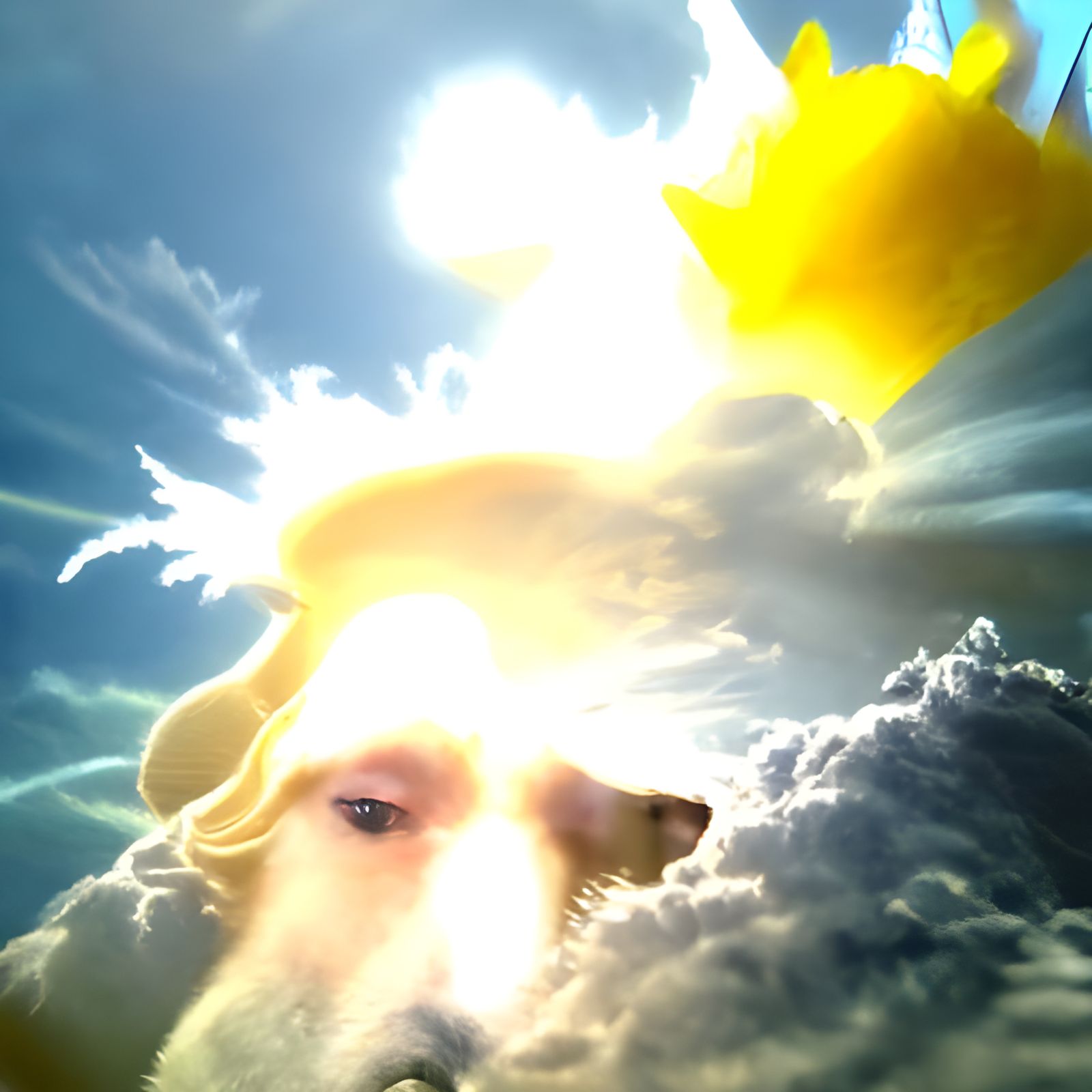 Heavenly Sir Sol in Divine Sunshine