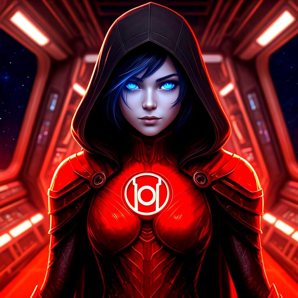 Aya Human Form (Red Lantern) Alt Design