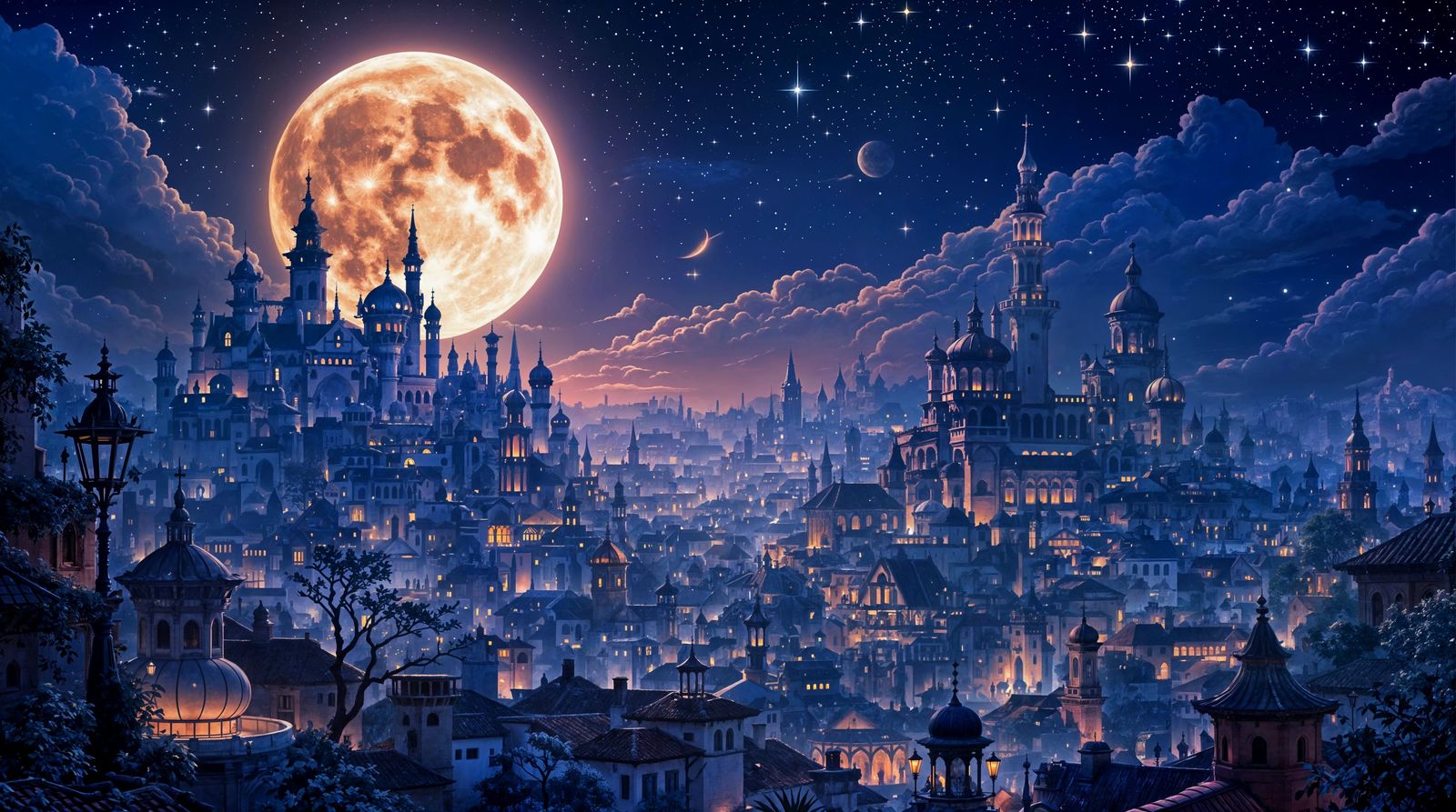 An Old Moon Over Night City