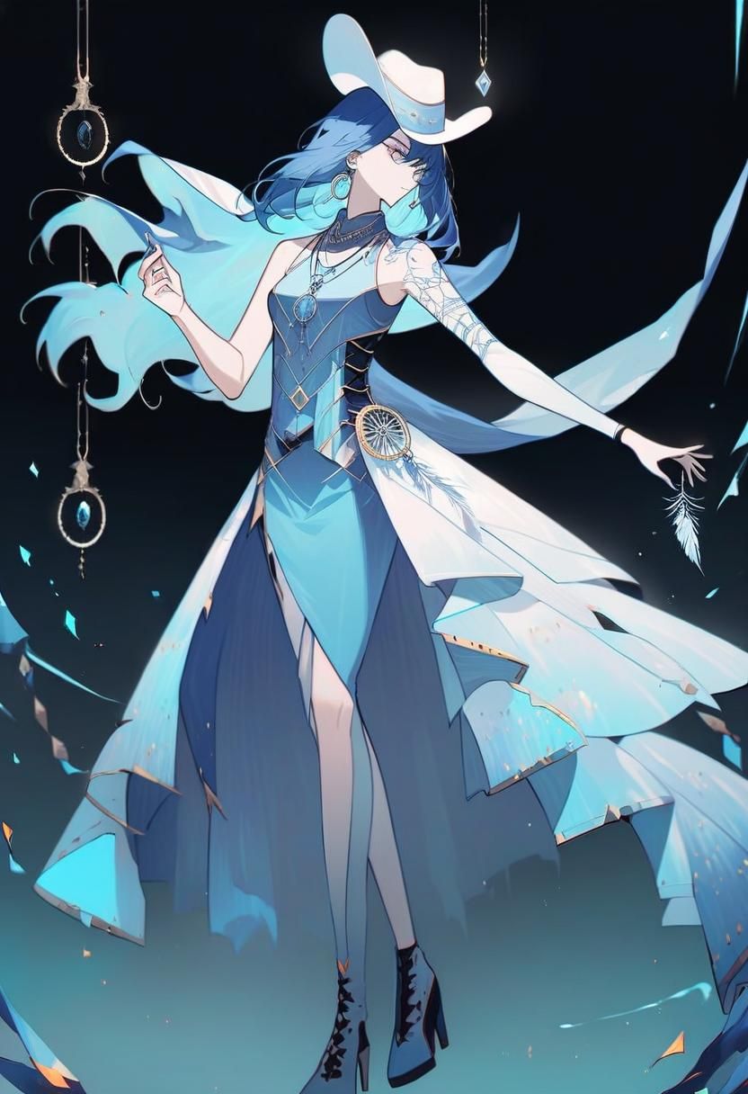 Character with Mismatched Outfit and Dreamcatcher