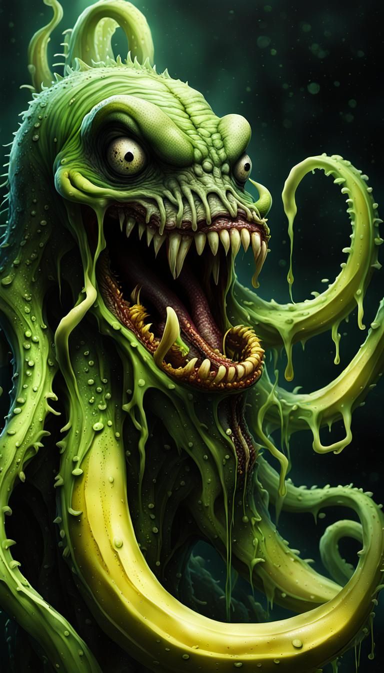 Grotesque Banana Horror with Toxic Sludge