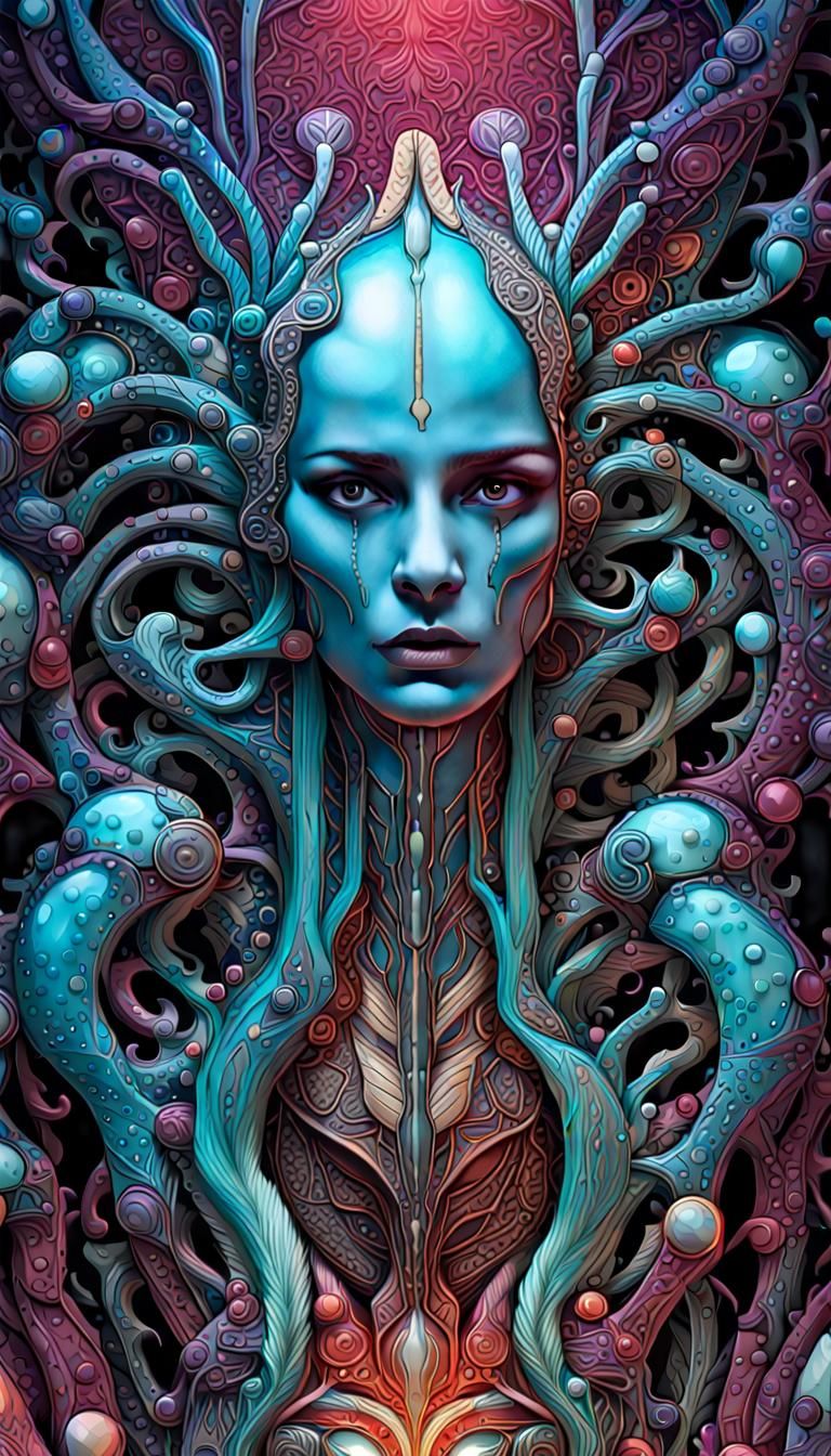 Fragments of Insanity: AI Joy in Prismatic Resin