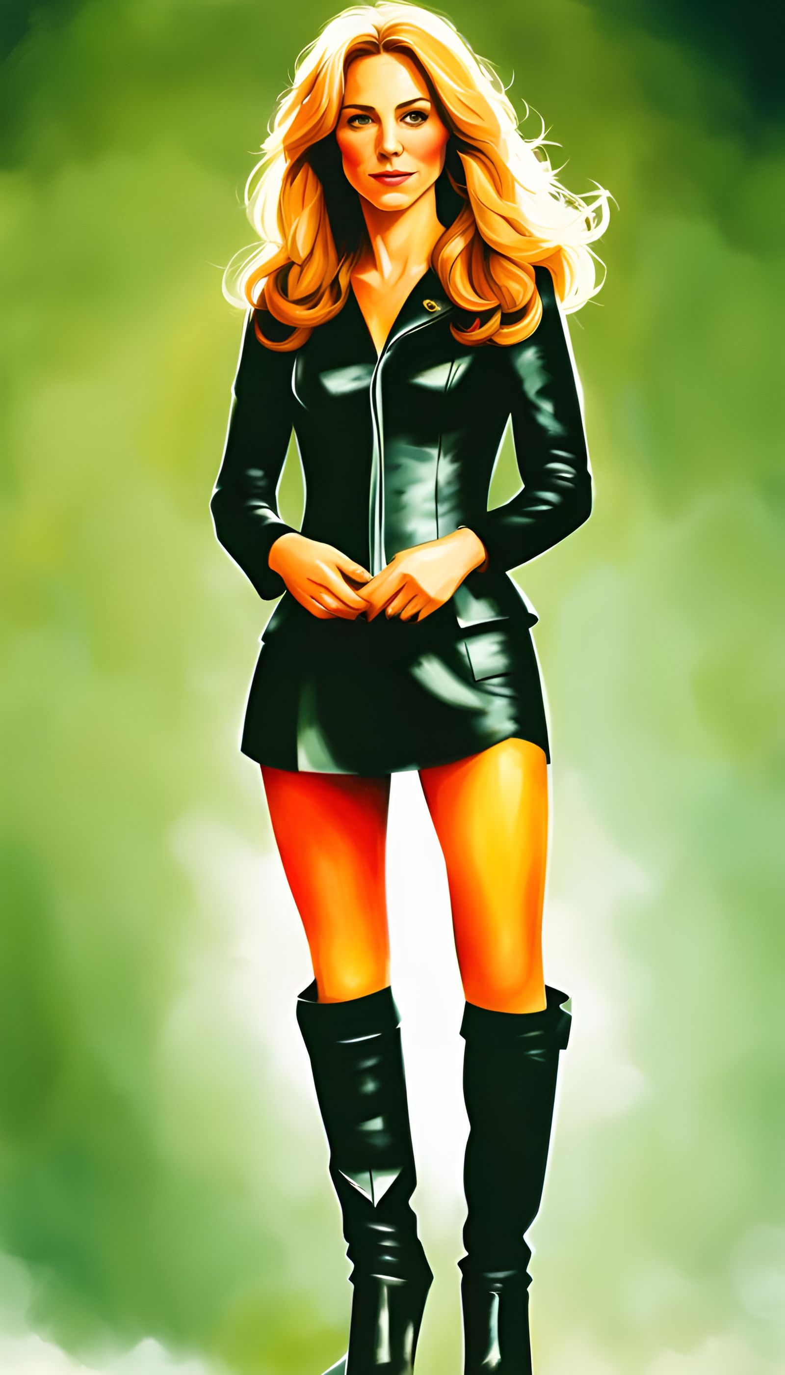 AI Generated Portrait of Princess Catherine