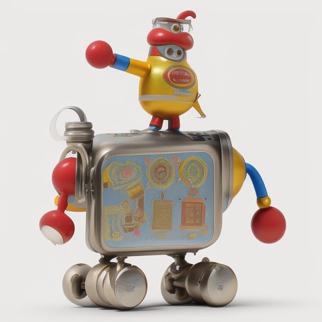 Tin Toy Reimagined: A Pixar-Style 3D Render