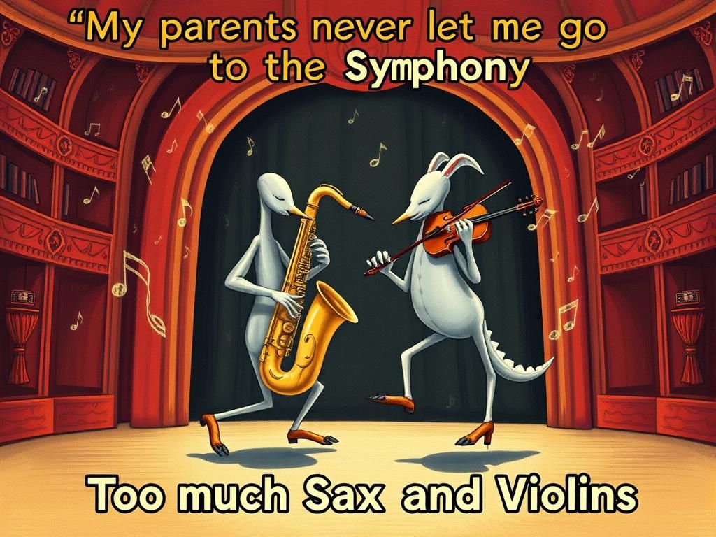 Anthropomorphic Instruments Dance-Off on Opera Stage