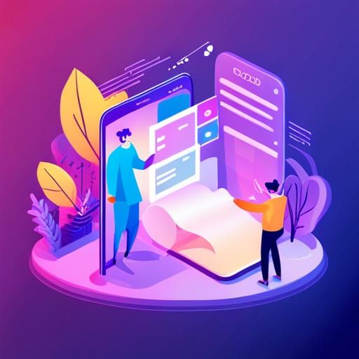 Digital Agency Hero Section for Website, Concept Art