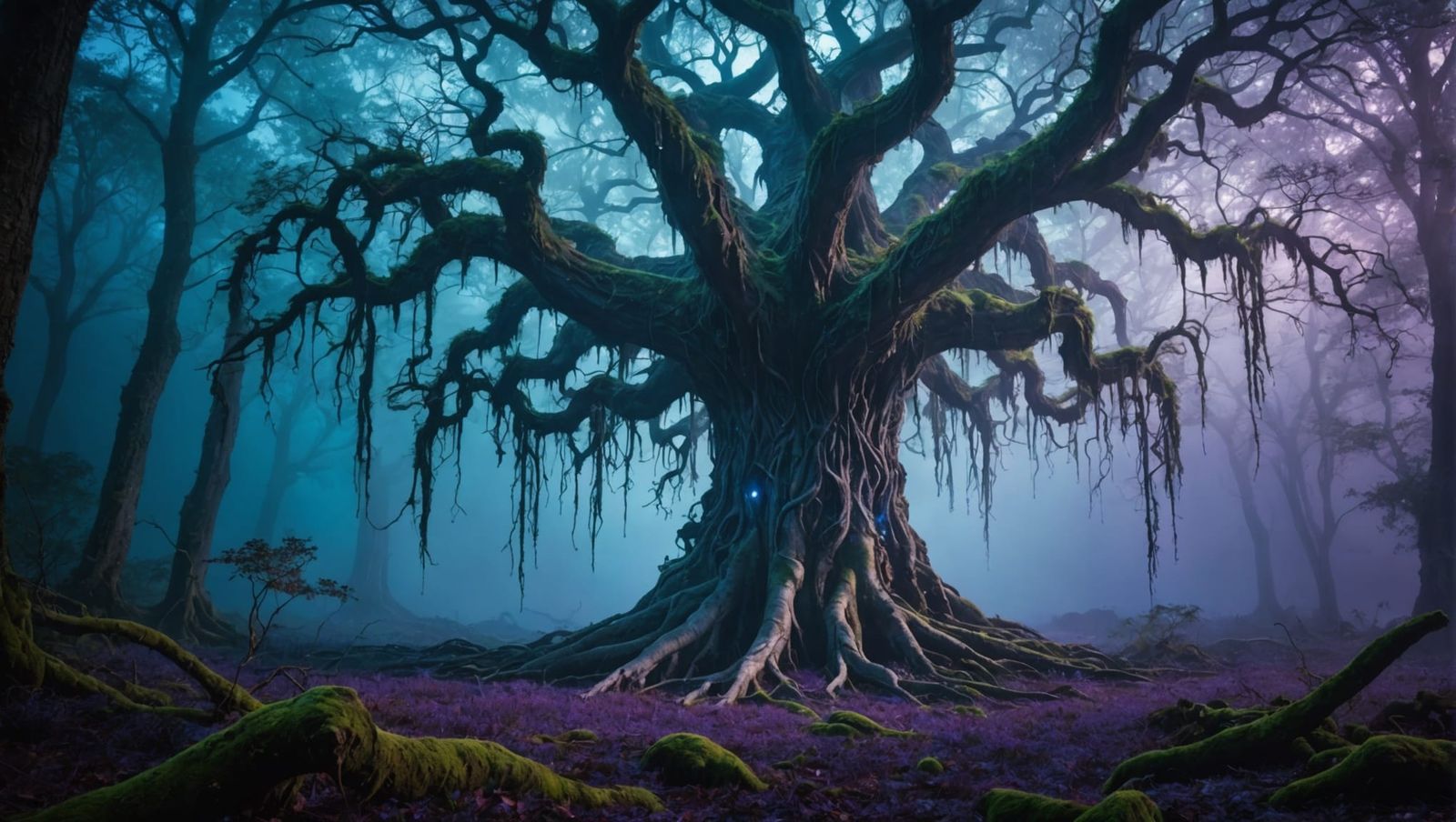Enchanted Forest: Ancient Tree of Light