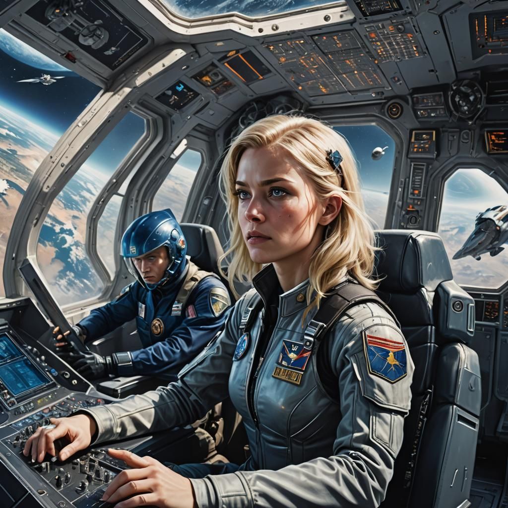 US Space Marines Test Warp Drive in Orbit