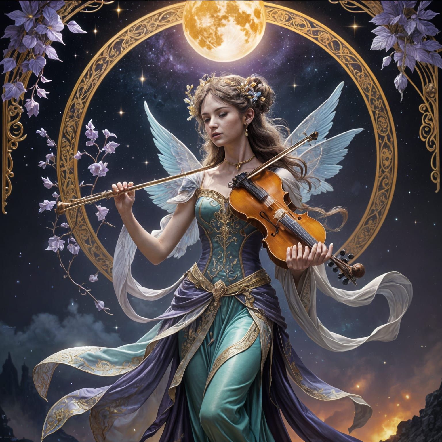 Mythical Creatures Gather in Ethereal Concert