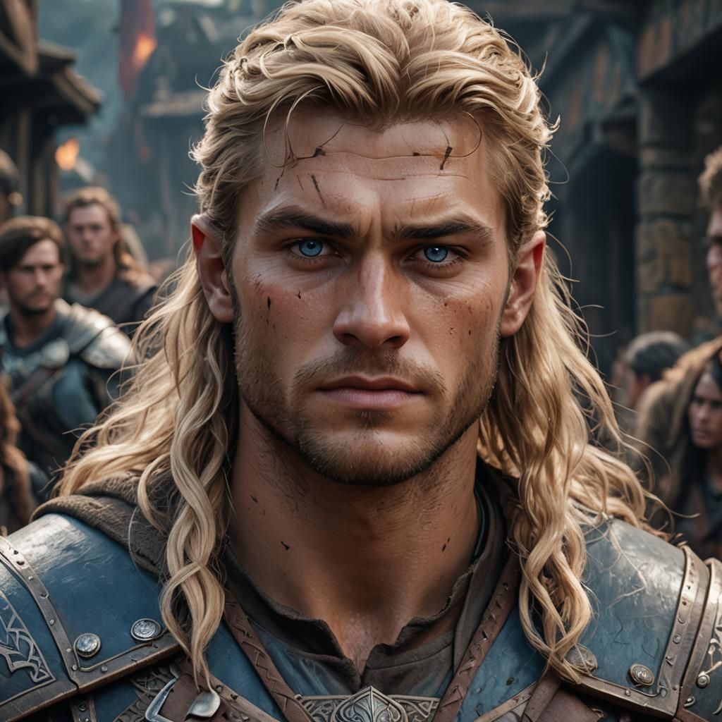 Max Evans as Viking: Detailed Matte Painting