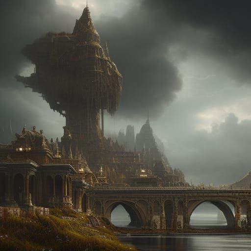 Epic Cinematic Scene of Endless Apathy