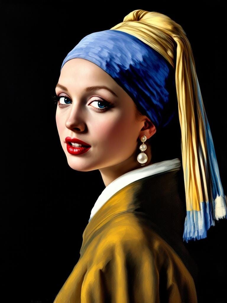 Marilyn Monroe as Girl with a Pearl Earring