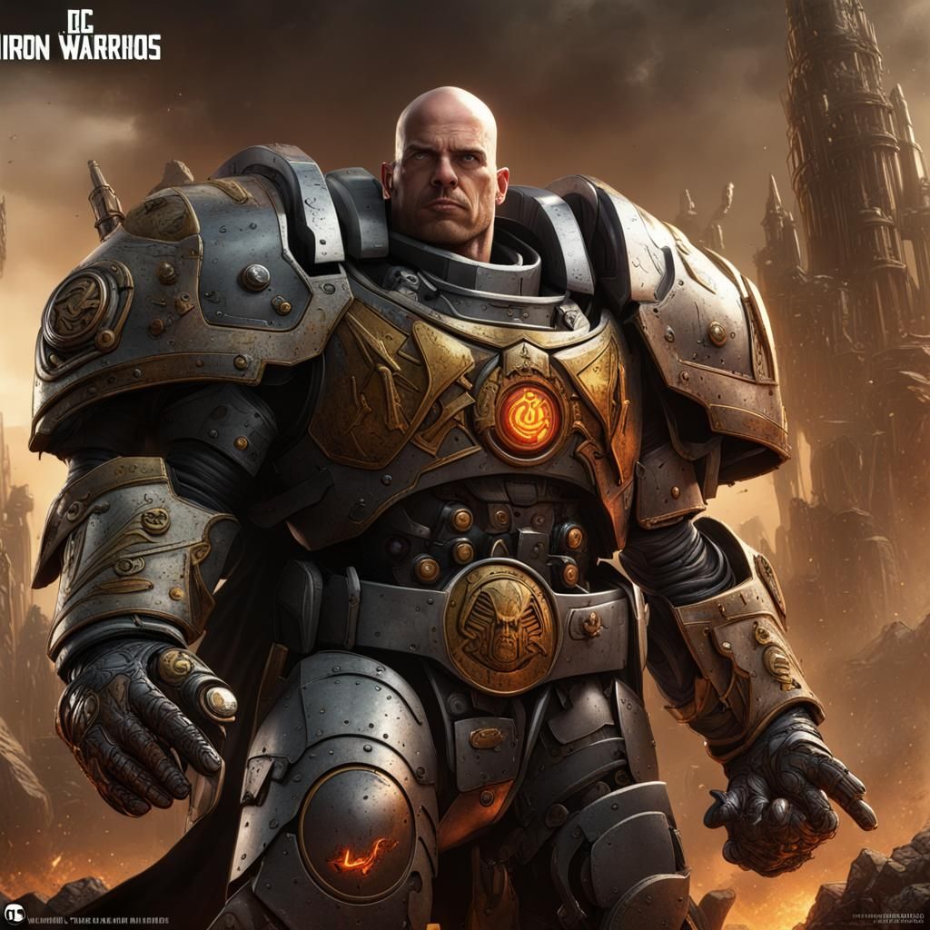 Lex Luthor as Iron Warrior, Detailed Matte Painting