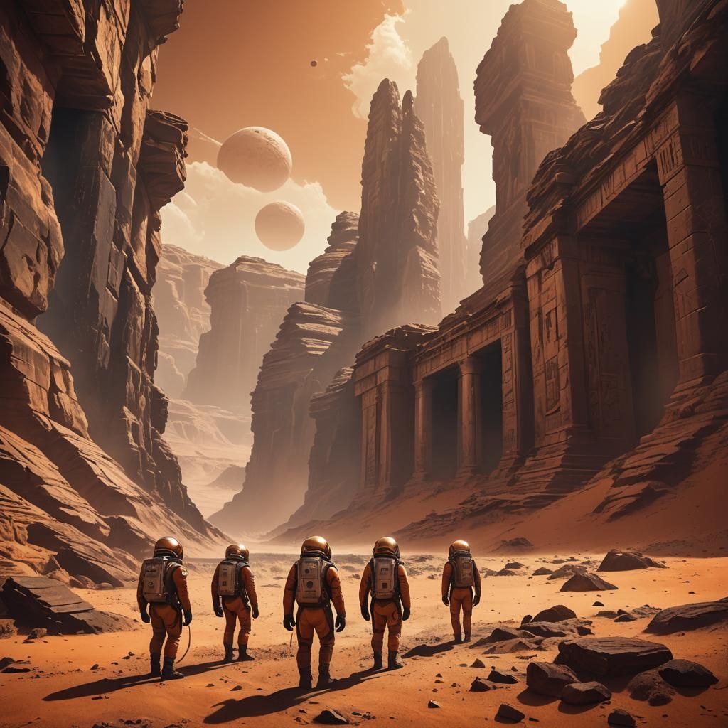 Astronauts Discover Ancient Temple on Mars