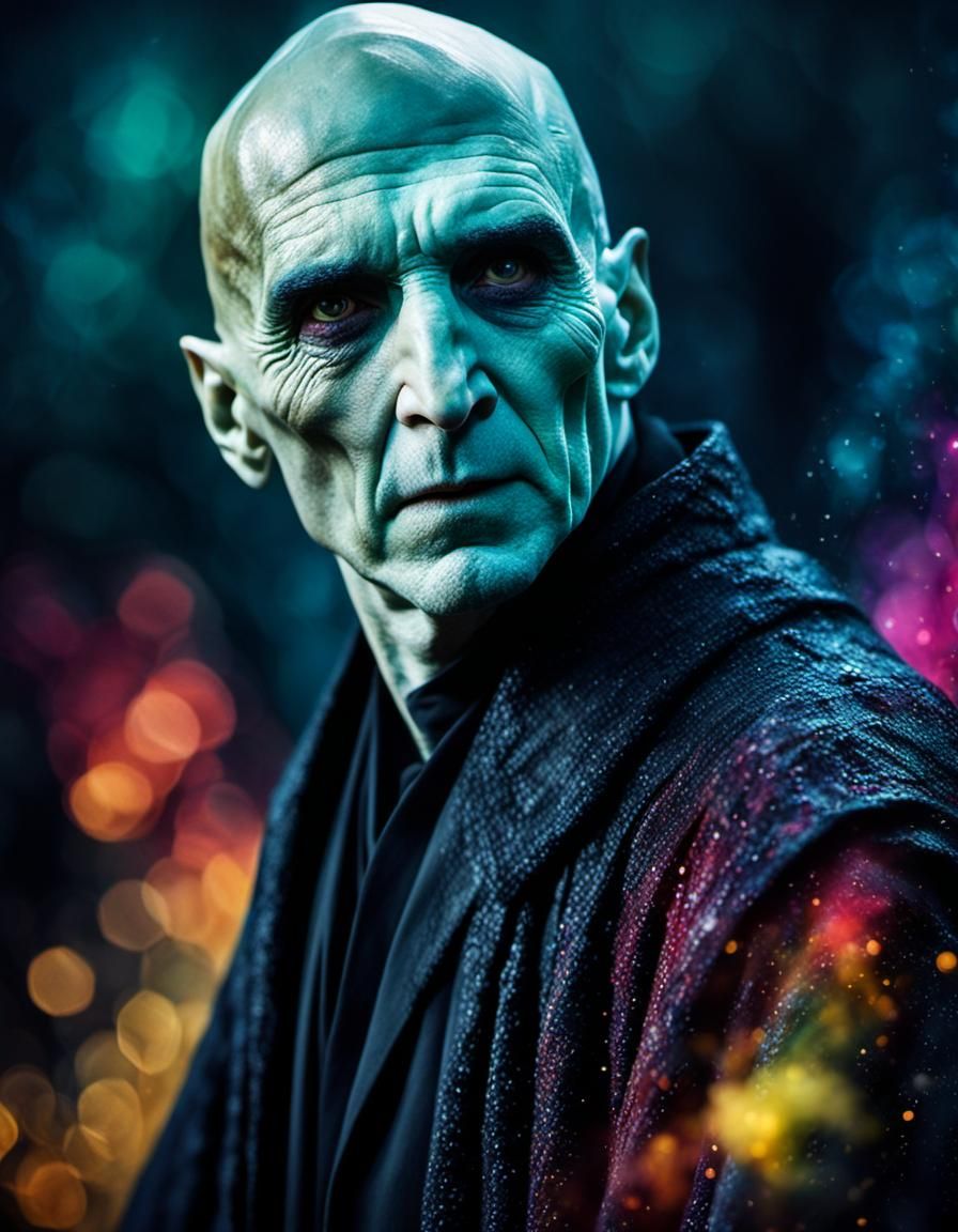 Voldemort in Dark Fantasy Style with Bokeh