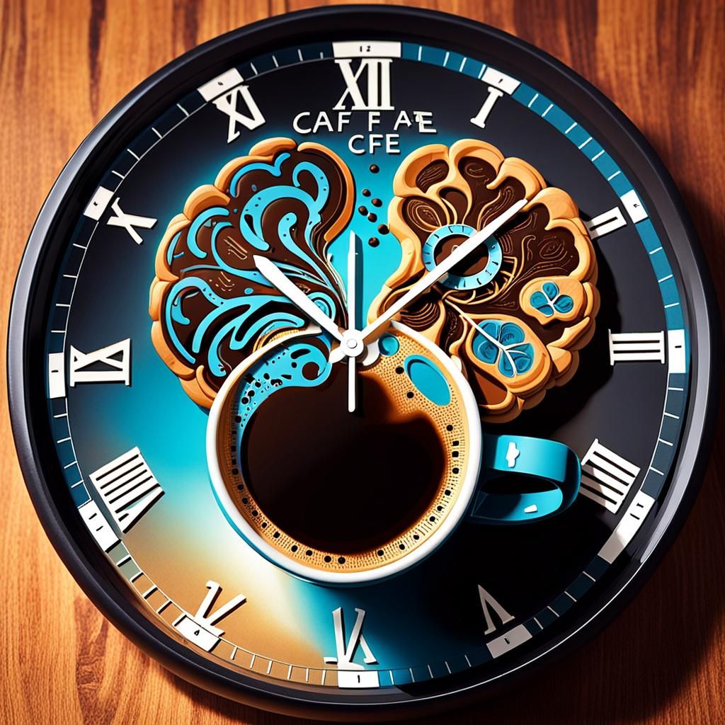 Coffee Time Gears: Steampunk Style Digital Art