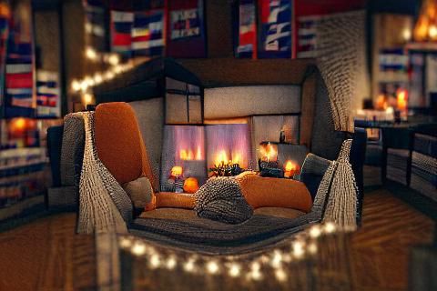Cozy Ambiance: A Warm and Inviting Scene