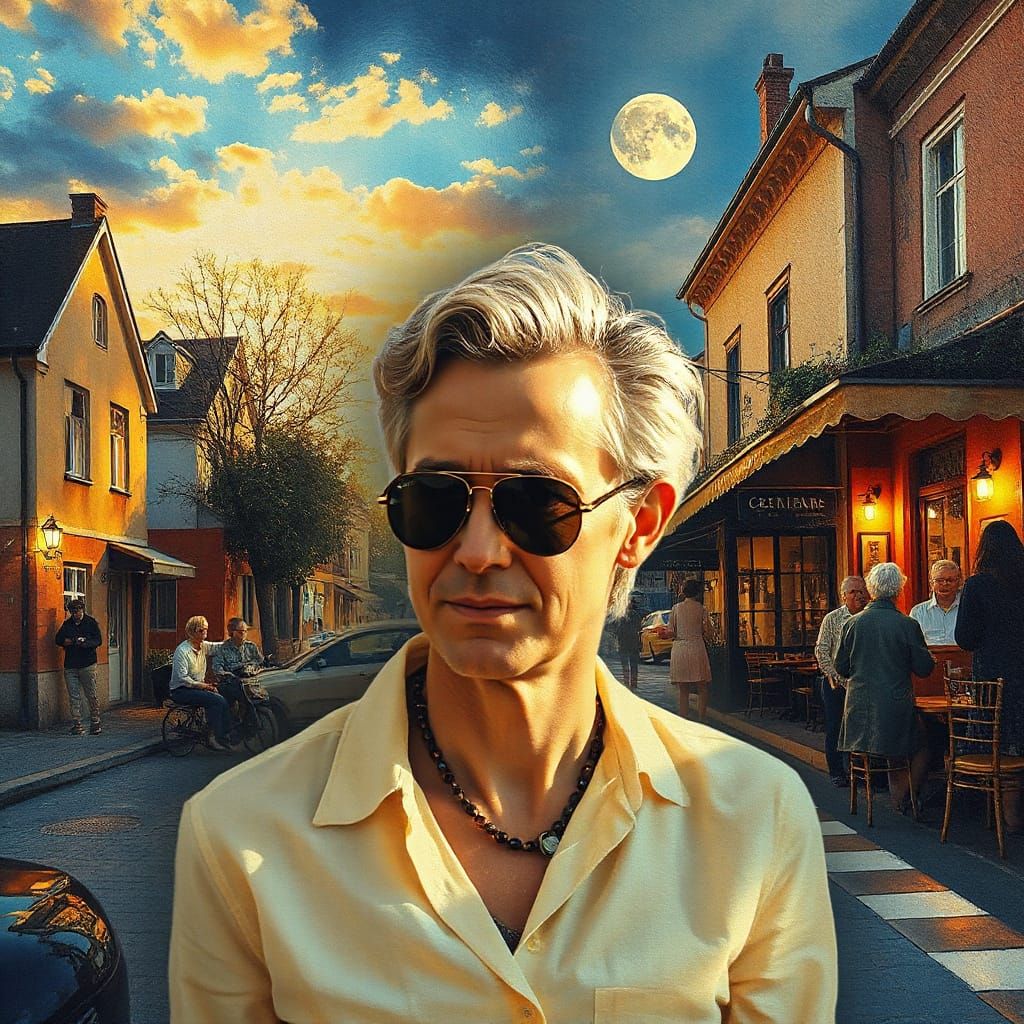 Nostalgic Collage of Cherished Memories in Impressionistic S...