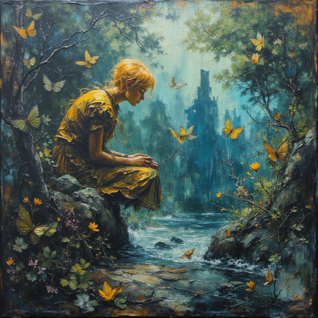 Fantasy Concept Art in Deep Color and Intricate Detail