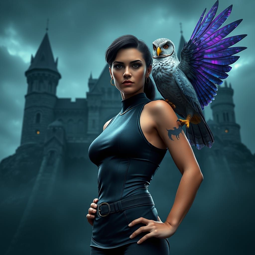 Star Trek Woman Defies Darkness with Majestic Goose-Owl Hybr...