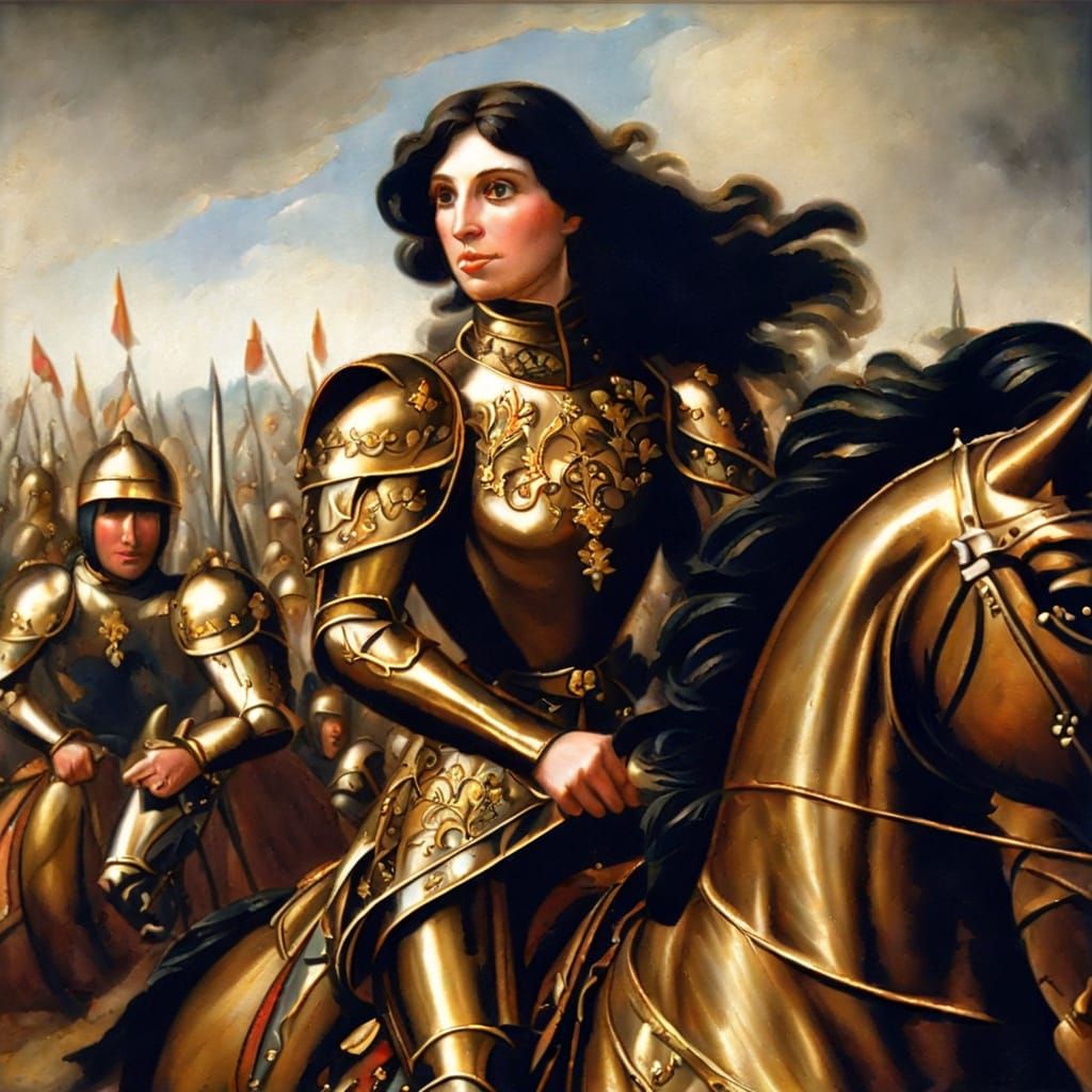 Majestic Renaissance Warrior on Horseback