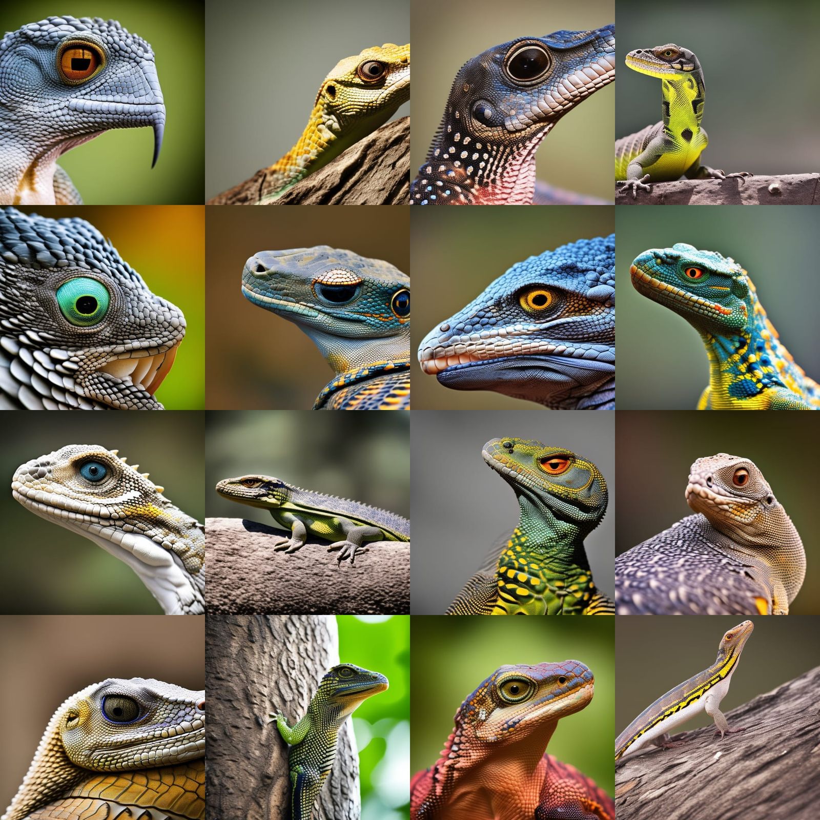 Reptile Bird in Professional Photography Style