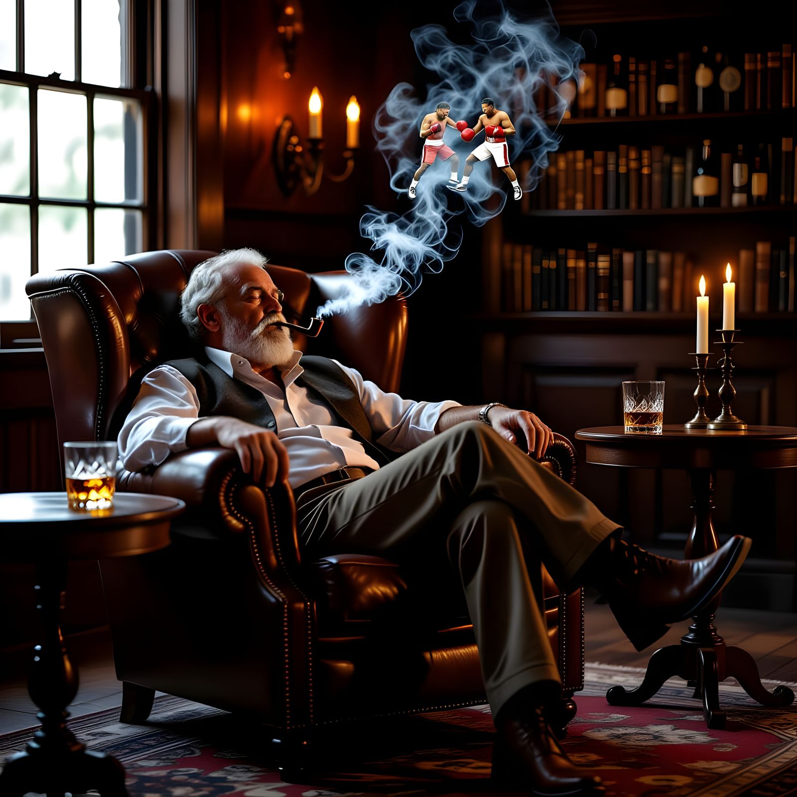 Bartender's Magical Smoke Reveals Boxing Dreams in Moody Stu...