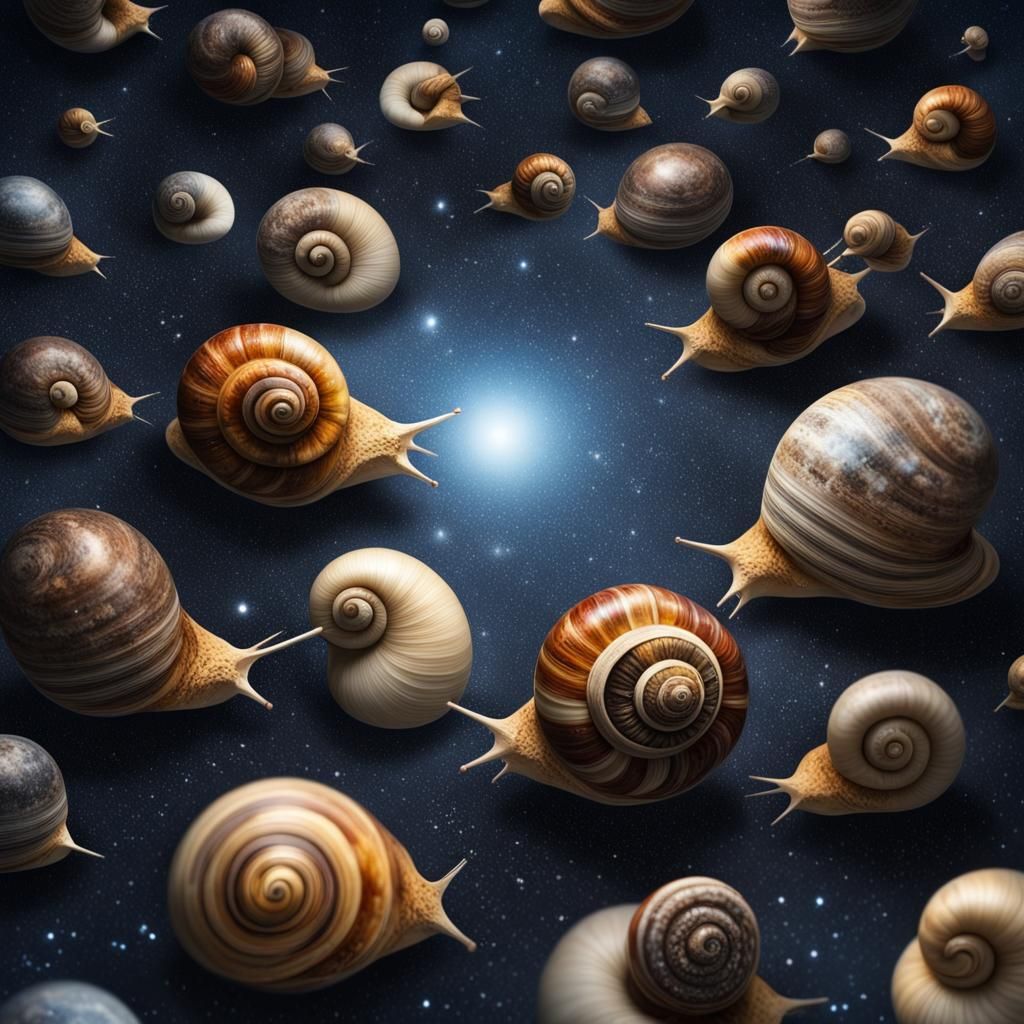 The Universe Inside a Snail Shell