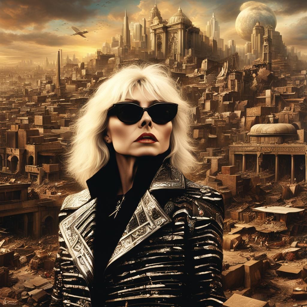 Dramatic Digital Painting of Debbie Harry
