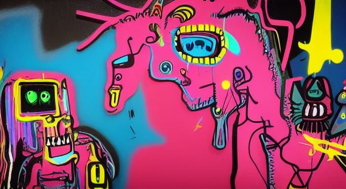 Unicorn Dissection: Surreal Claymation Inspired by Basquiat