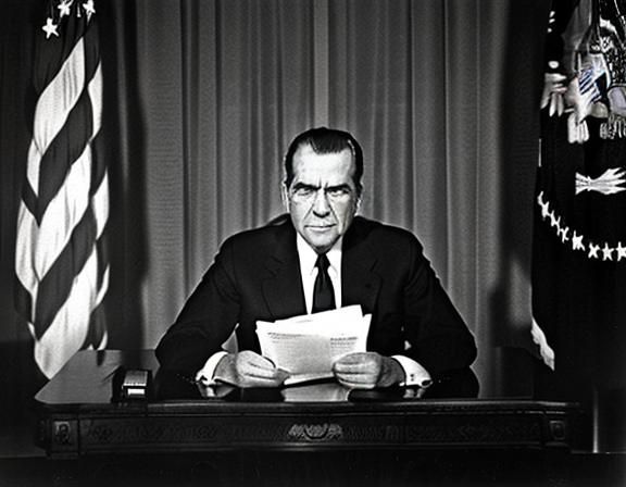 Richard Nixon Resigns from the White House