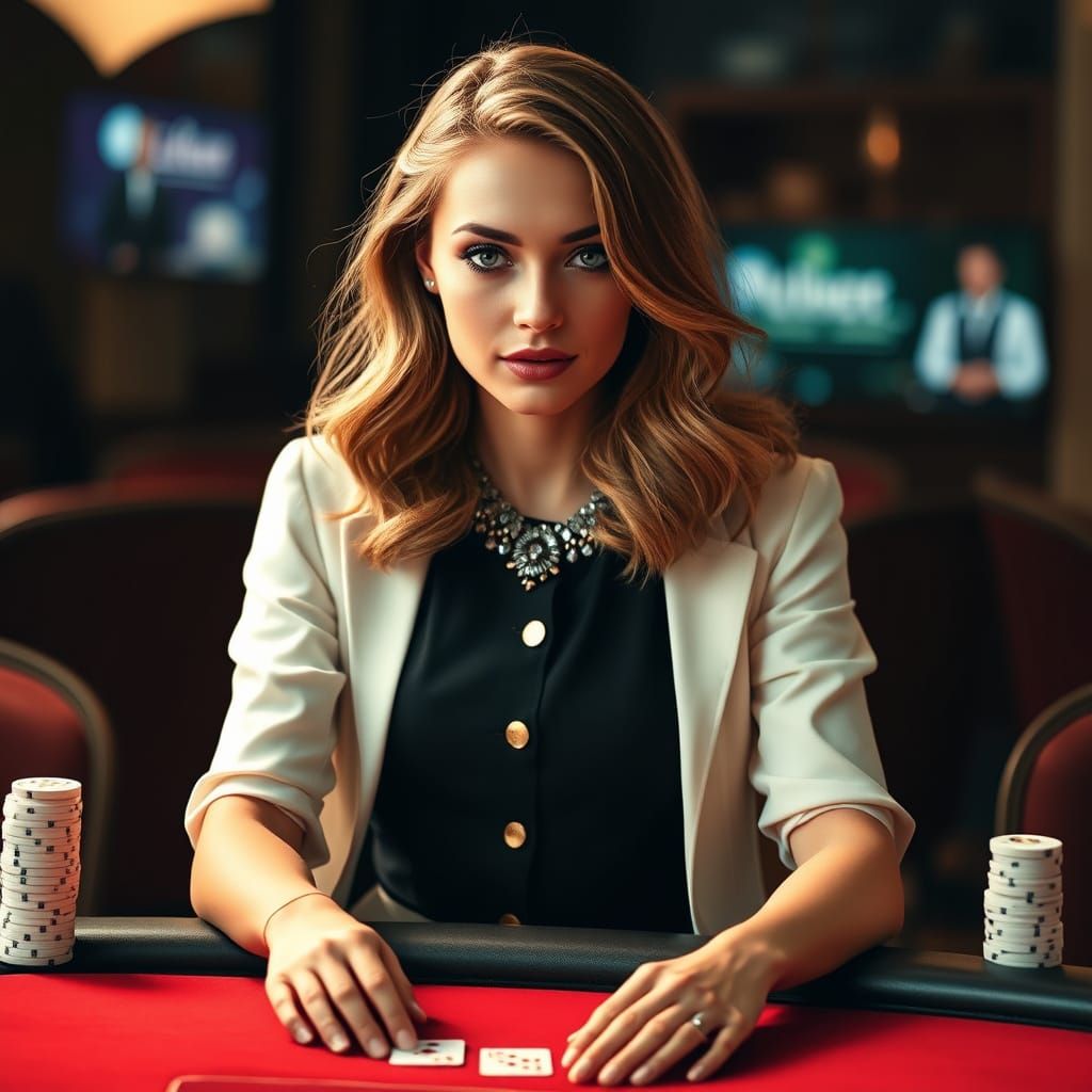 Surreal Portrait of a French Fashion Icon in 2028