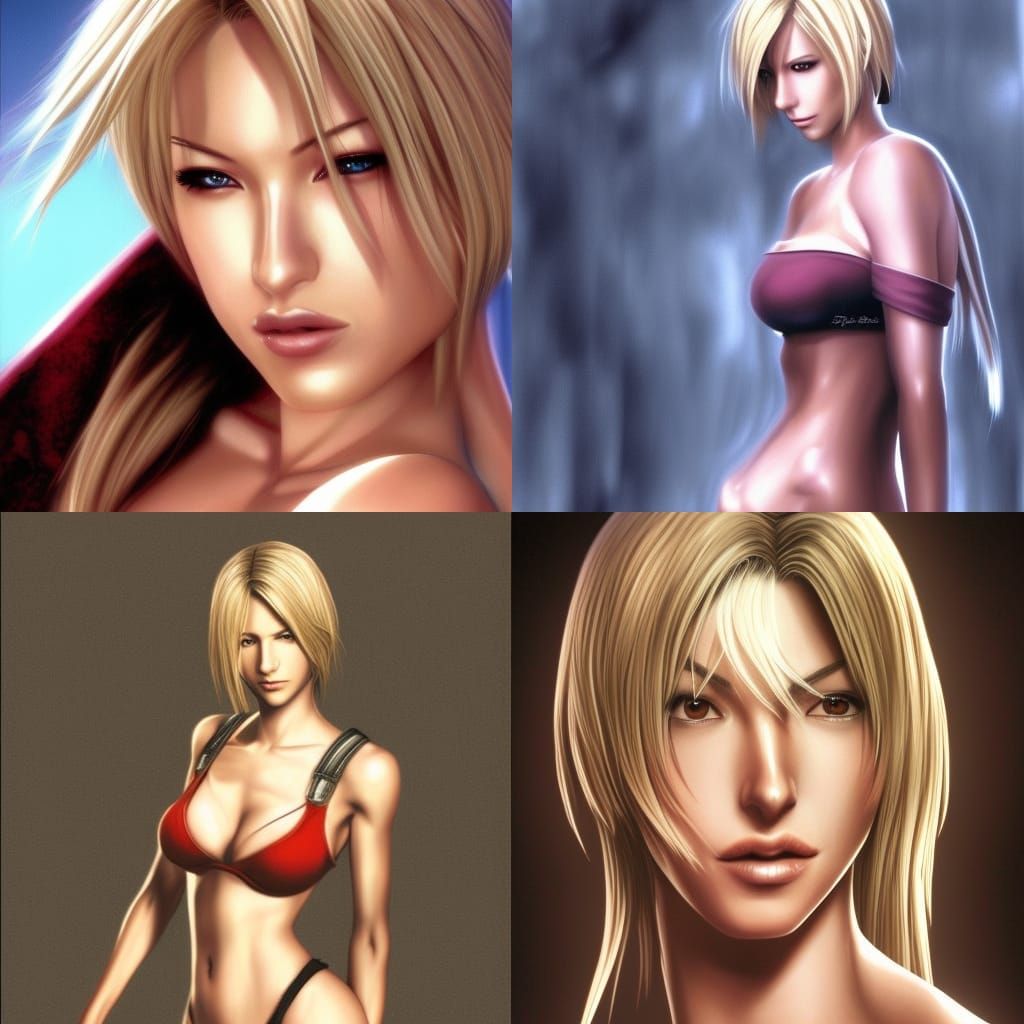 Aya Brea Hyperrealistic Full-Length Portrait in Digital Art